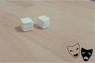 3d cheating dice toys games & hobby 3D printing model, file, printable design, print, lucky, Cheating, 3d print model - Mito3D