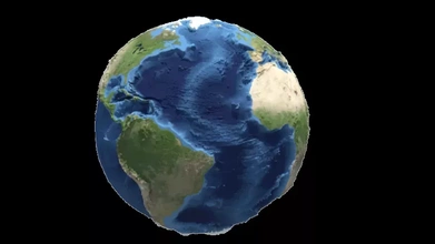 3d Erde Drucken Modell dreiding Terrain Globus 3d print model - Mito3D