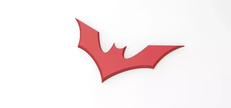3d printable batman emblem cosplay costume printing model - threeding print logo bat comics dc prop replica 3d print model - Mito3D