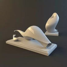 3d druckbar bio Formen Skulptur Drucken Modell dreiding 3d print model - Mito3D