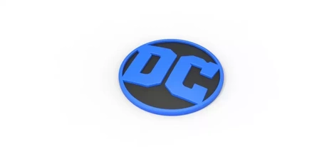 3d printable dc emblem printing model - threeding toy movie print logo symbol comics 3d print model - Mito3D
