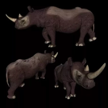 3d imprimível rinoceronte impressão modelo trio 3d print model - Mito3D