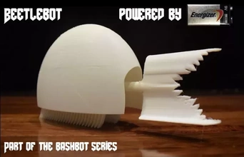 3d printed beetlebots printing model - threeding toy bristlebot beetlebot bashbot 3d print model - Mito3D