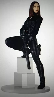 3d printed black widow sculpture printing model statue fanart 3dprint collectible marvel avenger dynamic elegant spy blackwidow handcrafted collectorsitem powerful natasharomanoff 3d print model - Mito3D