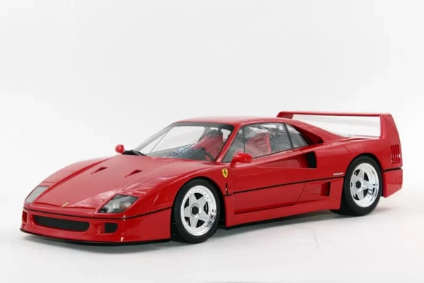 3d impreso ferrari f40 guillermo impresión modelo trío etiquetas coche vehiculo clásico 3dprint coleccionable escala réplica automotor amantes icónico superdeportivo entusiasta coleccionistas precisión exótico eterno relajado 3d print model - Mito3D