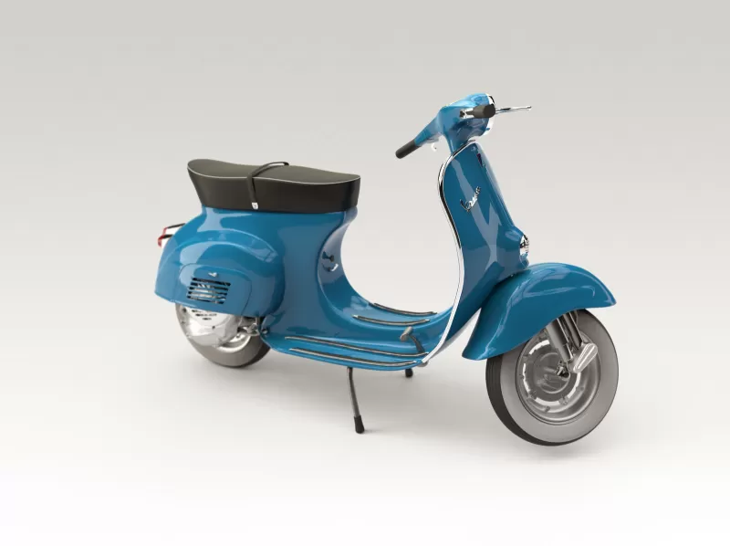 3d printed vespa 50s replica printing model - threeding tags art hobby toys scooter miniature 3dprint collector collectible retro vintage masterpiece tech lovers fans vespa50s 3D print model - Mito3D