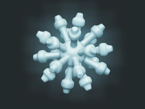 3d snowflake art 3D printing model, file, printable design, print, snowflake,flakem,snow,christmas,xmas,holiday 3d print model - Mito3D