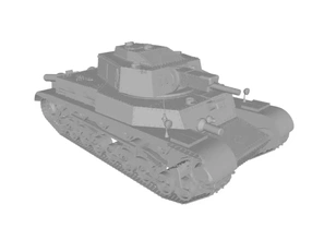 40m Turan hongrois moyen réservoir monde guerre ii 3d impression modèle trio 3d print model - Mito3D