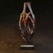 abstrakt Vase Bewehrung 3d Drucken Modell dreiding Skulptur Dekor 3d print model - Mito3D