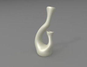 soyut vazo sanat 3D baskı modeli, dosya, yazdırılabilir model, tasarım, 3 boyutlu baskı, vazo, saksı, soyut, 3d print model - Mito3D
