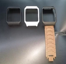 adapter sony smartwatch 3 3d printing model - threeding strap holder 24mm wach bend 3d print model - Mito3D