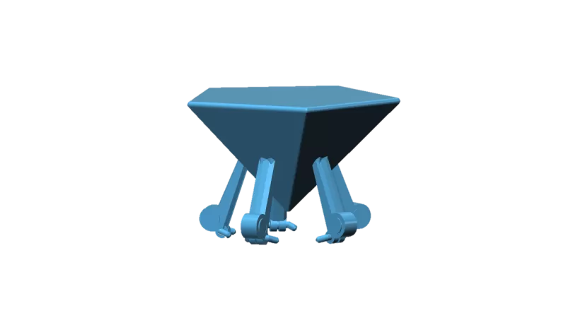 Affektiertheit 3d Drucken Modell dreiding menschlichkeittischestühle 3D print model - Mito3D