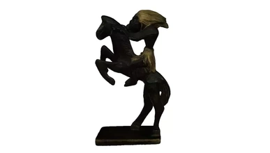 african sculpture horseman 3d printing model - threeding 3d print model - Mito3D