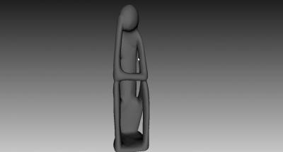 statue africaine art 3D modèle d'impression, l'impression fichier, imprimable modèle, en de conception, d'impression 3d, l'Art, Grès, 3d print model - Mito3D