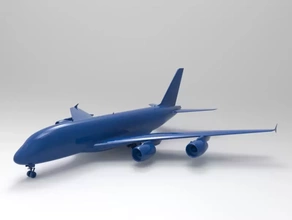 aerobús a380 3d impresión modelo trío aeronave avión aire Inglaterra Francia OACI gb 3d print model - Mito3D