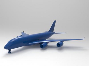 airbus a380 motors & transport 3D printing model, file, printable design, 3d print, airbus,air,plane,aircraft,icao,france,england,gb 3d print model - Mito3D