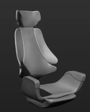 uçak oturma yeri 3d baskı model üçleme sandalye koltuk Bank mobilya 3d print model - Mito3D