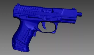 airsoft jouet 3d impression modèle trio pistolet 3d print model - Mito3D