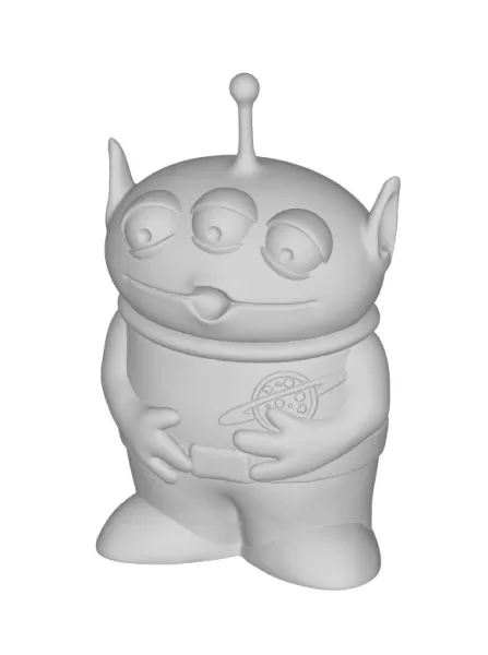 alieno 3d stampa modello 3D print model - Mito3D