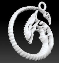 alien pendant toys games & hobby 3D printing model, file, printable design, 3d print, Alien, pendant, keychain, toy, space, 3d print model - Mito3D