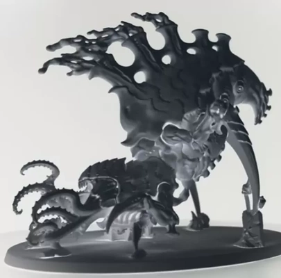 estrangeiro psitrax jogo guerra 3d impressão modelo trio tag sci fi martelo 40k miniaturas xenos império inquisidor caos eldar orks tiranídeos necrons 40000 escuro adepto astartes tau conceitos herege urdidura 3d print model - Mito3D