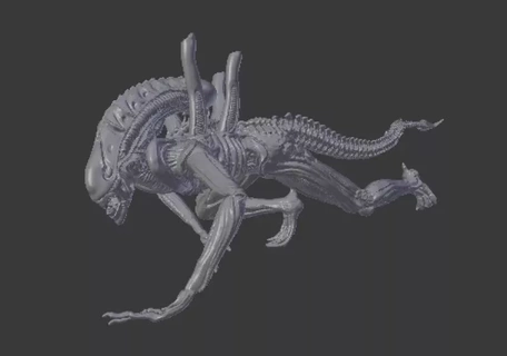 extraterrestre versión 3 3d impresión modelo juego monstruo película 3d print model - Mito3D