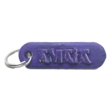 amaia personalisiert Schlüsselbund geprägt Briefe 3d Drucken Modell dreiding anpassbar Schlüsselanhänger Namen 3d print model - Mito3D