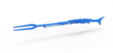 lalo francotirador desintegrador rifle escala 1 6 mandaloriano tv serie 3d impresión modelo trío juguete imprimible ciencia ficción guerra Galaxias preciso escamoso 3d print model - Mito3D