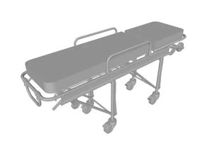 ambulance trolley removable stretcher 3d printing model - threeding 3d print model - Mito3D