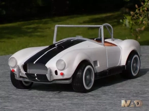 Amerikan spor araba 20 3d baskı model üçleme oyuncak 3d print model - Mito3D