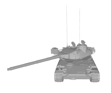 amh-30 basic battle tank armed forces france 3d printing model 3d print model - Mito3D