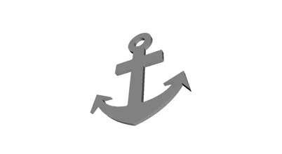 anchor 3d printing model - threeding boats 3d print model - Mito3D