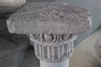 ancien capitel dorico 3d printing model - threeding ancient historical museum stara zagora hisory cauldron 3d print model - Mito3D
