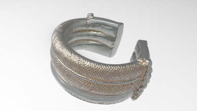 ancient african bracelet antiques & historical 3D printing model, file, printable design, 3d print, Africa, 3D print model - Mito3D