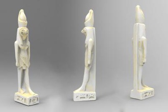 ancient egyptian figurine god horus art 3D printing model, file, printable design, 3d print, ancient, egyptian, figurine, god, horus, 3d print model - Mito3D