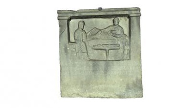 ancient gravestone antiques & historical 3D printing model, file, printable design, 3d print, history, varna, museum, gravestone, romen, relief 3d print model - Mito3D
