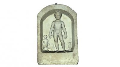 ancient roman gravestone antiques & historical 3D printing model, file, printable design, 3d print, history, varna, museum, gravestone, romen, relief 3d print model - Mito3D