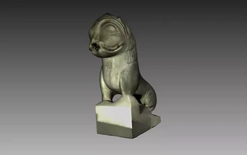 antigo escultura leão 3d impressão modelo trio grego histórico história romano arqueologia 3d print model - Mito3D