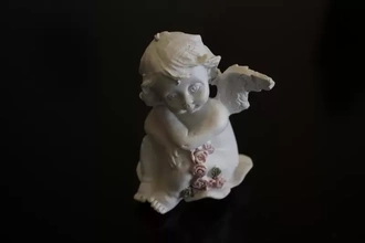 angel figurine 3d printing model - threeding art sculpture design 3d print model - Mito3D