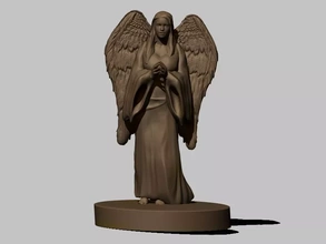 ange statue 3d impression modèle trio 3d print model - Mito3D