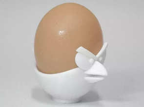 kızgın kuş yumurta kabı 3d baskı model üçleme bot 3d print model - Mito3D