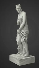Aphrodite 3d impression modèle trio statue prend refuge 3d print model - Mito3D