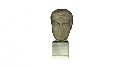 apollo head antiques & historical 3D printing model, file, printable design, 3d print, history, varna, museum, art, statue, man, head, 3d print model - Mito3D