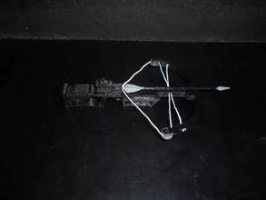 arbalete perseguir 3d impresión modelo trío arma caminando muerto 3d print model - Mito3D