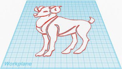 aries zodiac avatar file other things 3D printing model, file, printable design, 3d print, Aries, Zodiac, Avatar, File, Horoscope, Sta Sign, Sun Sign 3d print model - Mito3D
