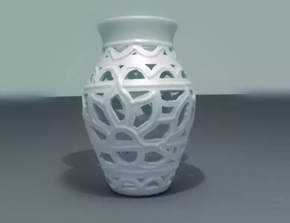feito mão vaso 3d impressão modelo Panela flor decorativo vasos mexicano 3d print model - Mito3D