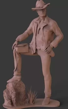 Arthur morgan statua 3d stampa modello treding scultura fallimento cowboy rdr2 3d print model - Mito3D