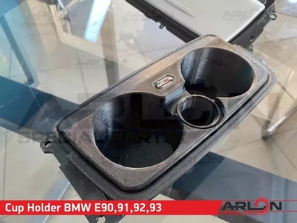 3D Printed BMW Cup holder adapter by Gabber