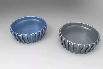 ashtray 3d printing model - threeding ashtray 3d print model - Mito3D