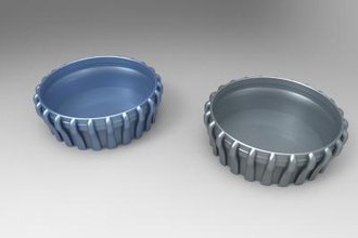 ashtray home office & garden 3D printing model, file, printable design, 3d print, Ashtray 3d print model - Mito3D